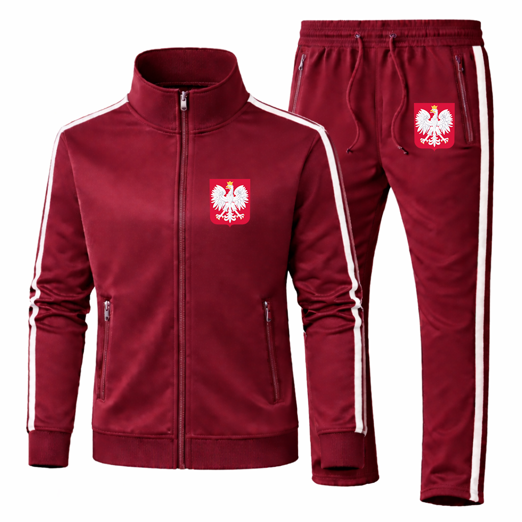 Men's Poland National Soccer Team Dri-Fit TrackSuit