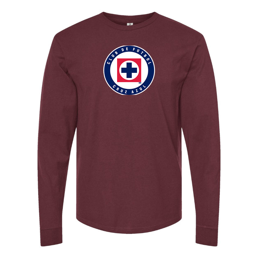 Men's Cruz Azul Football Club Long Sleeve T-Shirt