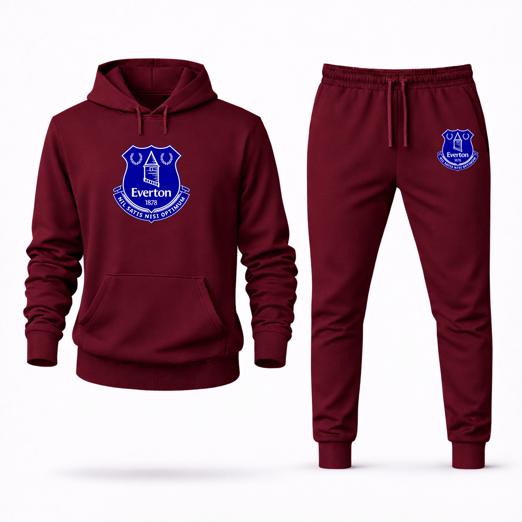 Men's Everton FC Logo Hoodie Joggers Set