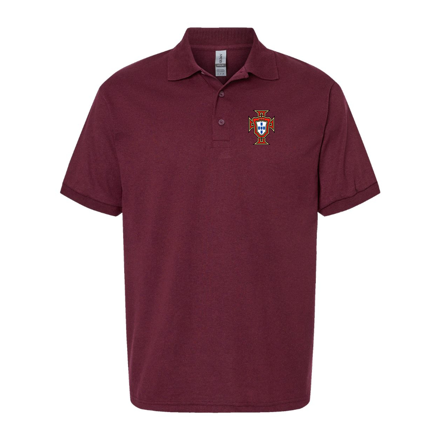 Men's Portugal National Soccer Team Dry Blend Polo