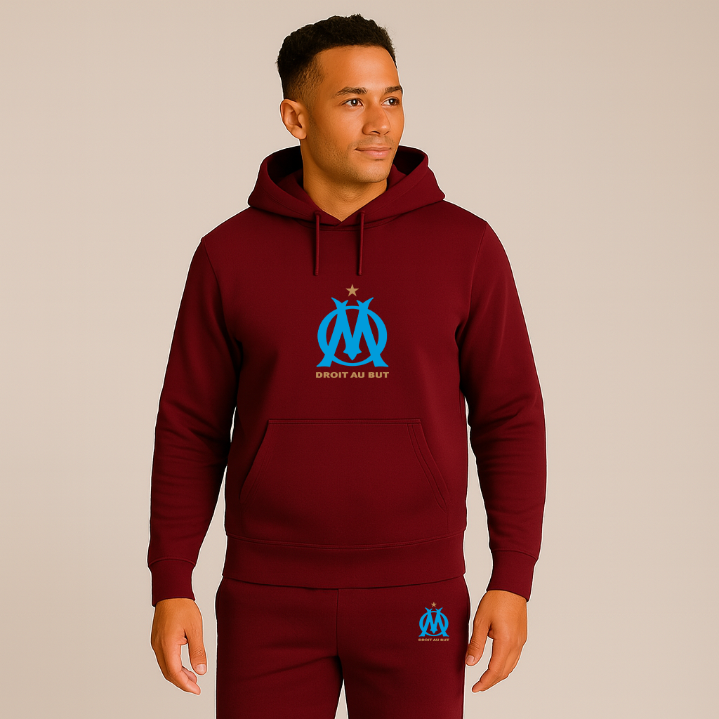 Men's Olympique de Marseille FC Hoodie Joggers Set