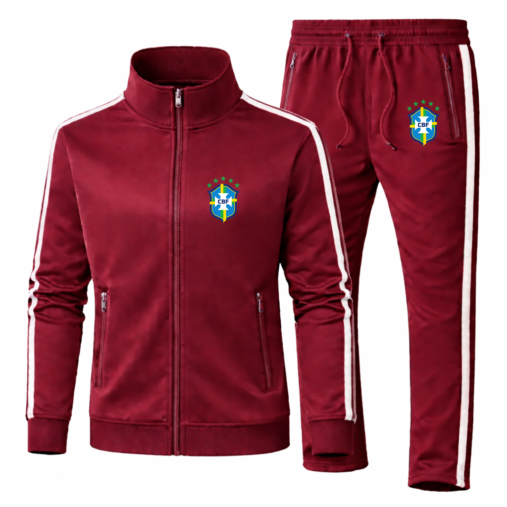 Men's Brazil National Soccer Team Dri-Fit TrackSuit