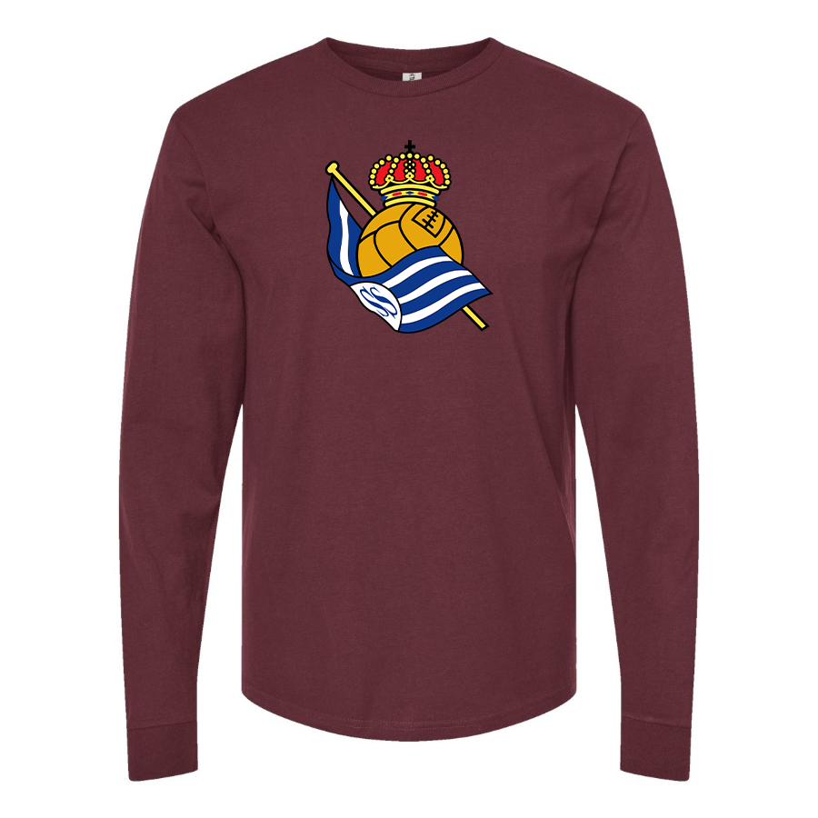 Men's Real Sociedad FC Long Sleeve T-Shirt