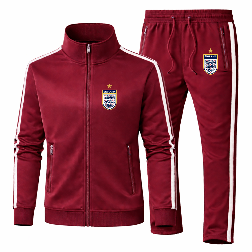 Men's England National Soccer Team Logo Dri-Fit TrackSuit