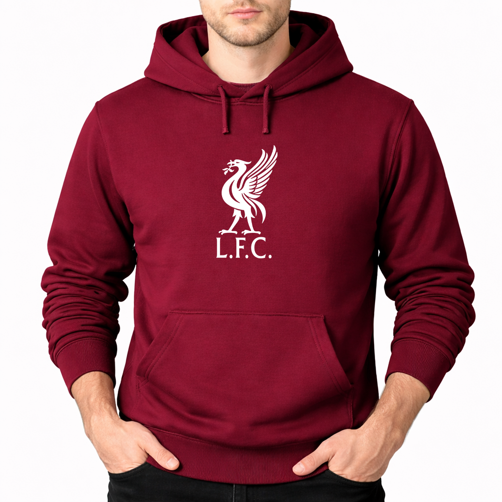Men's Liverpool L.F.C. Soccer Pullover Hoodie