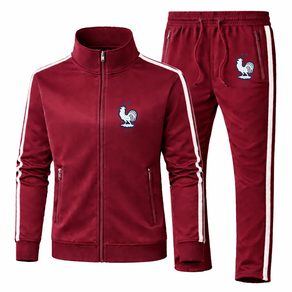 Men's France National Soccer Team Logo Dri-Fit TrackSuit