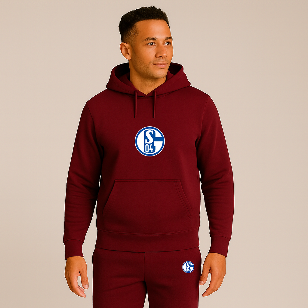 Men's Schalke 04 FC Hoodie Joggers Set