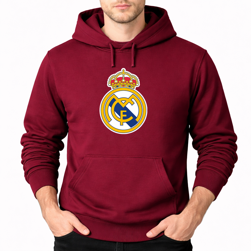 Men’s Real Madrid Soccer Pullover Hoodie