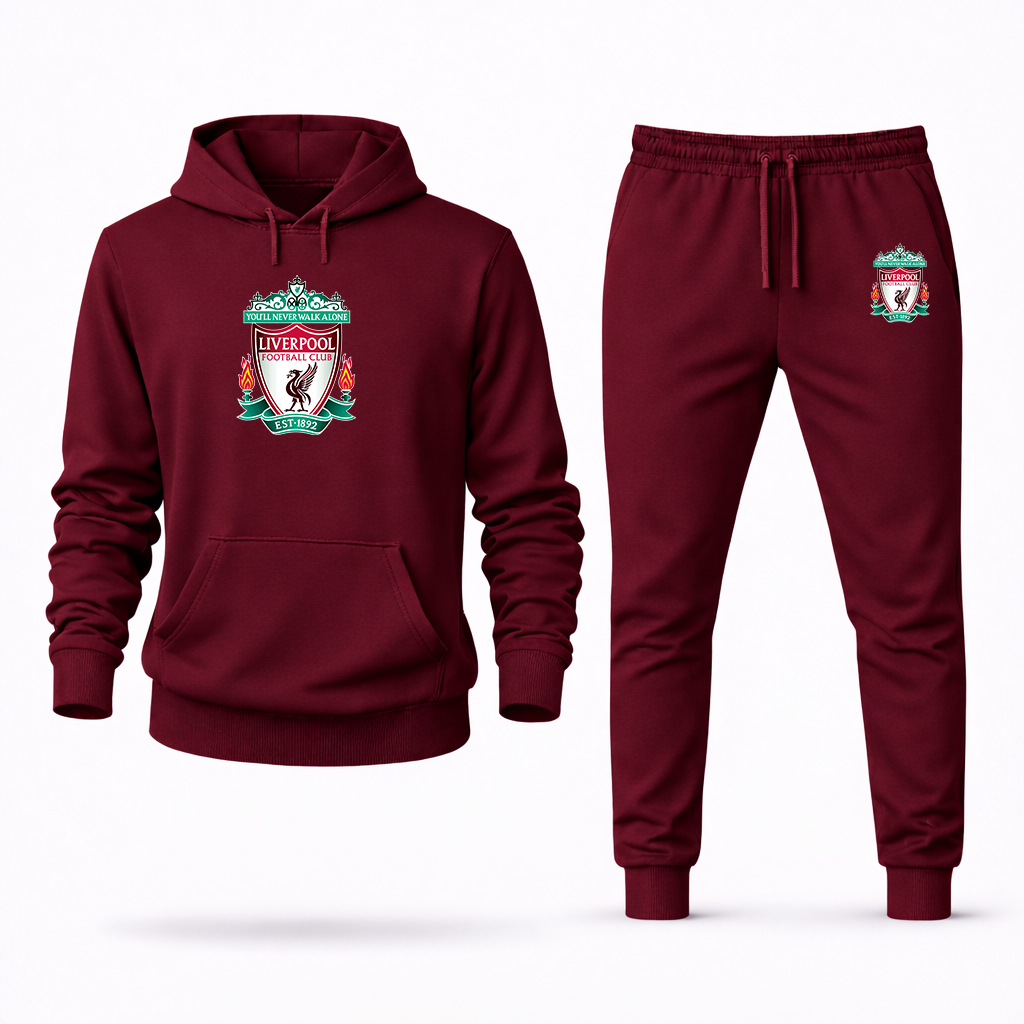 Men's Liverpool Football Club Est.1892 Hoodie Joggers Set