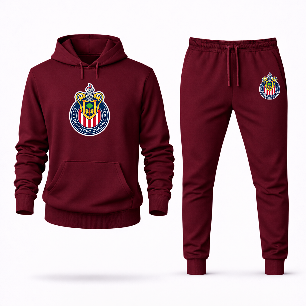 Men's Chivas Football Club Hoodie Joggers Set