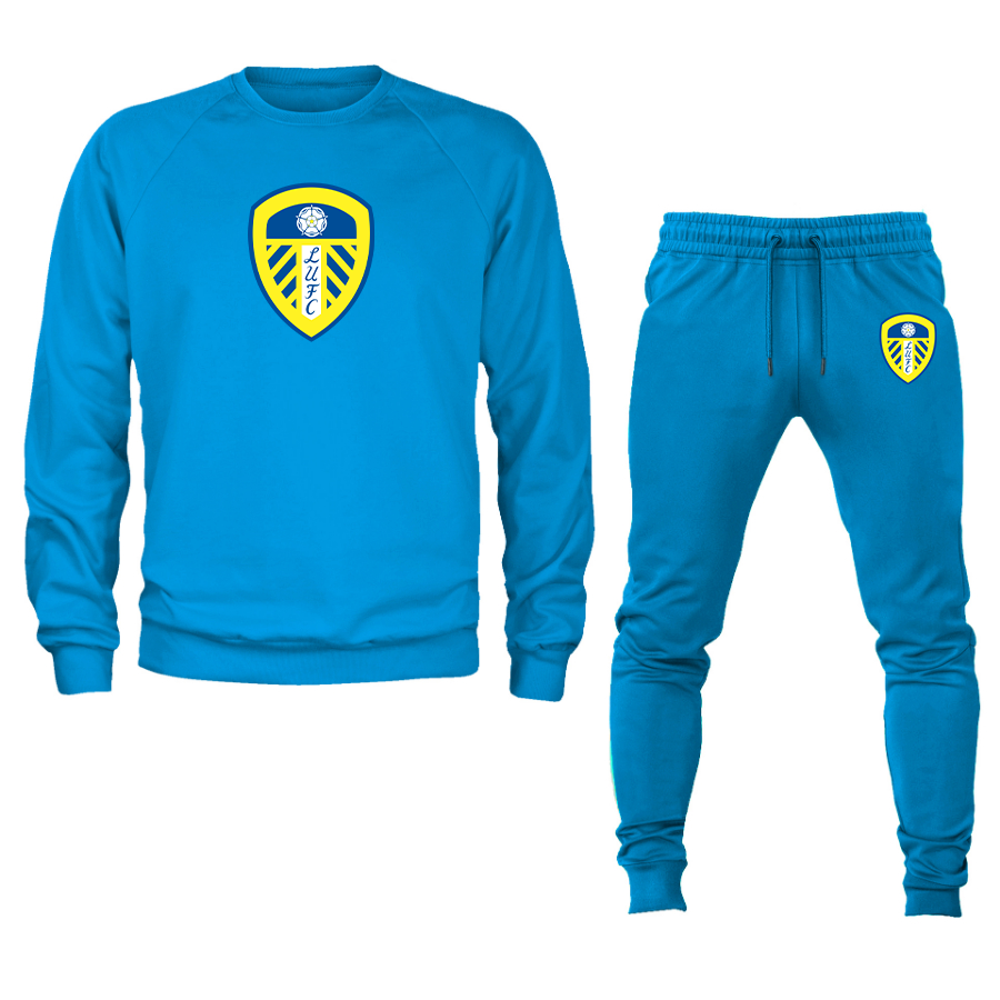 Men's Leeds United Football Club Crewneck Sweatshirt Joggers Suit