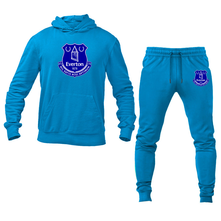 Men's Everton FC Logo Hoodie Joggers Set