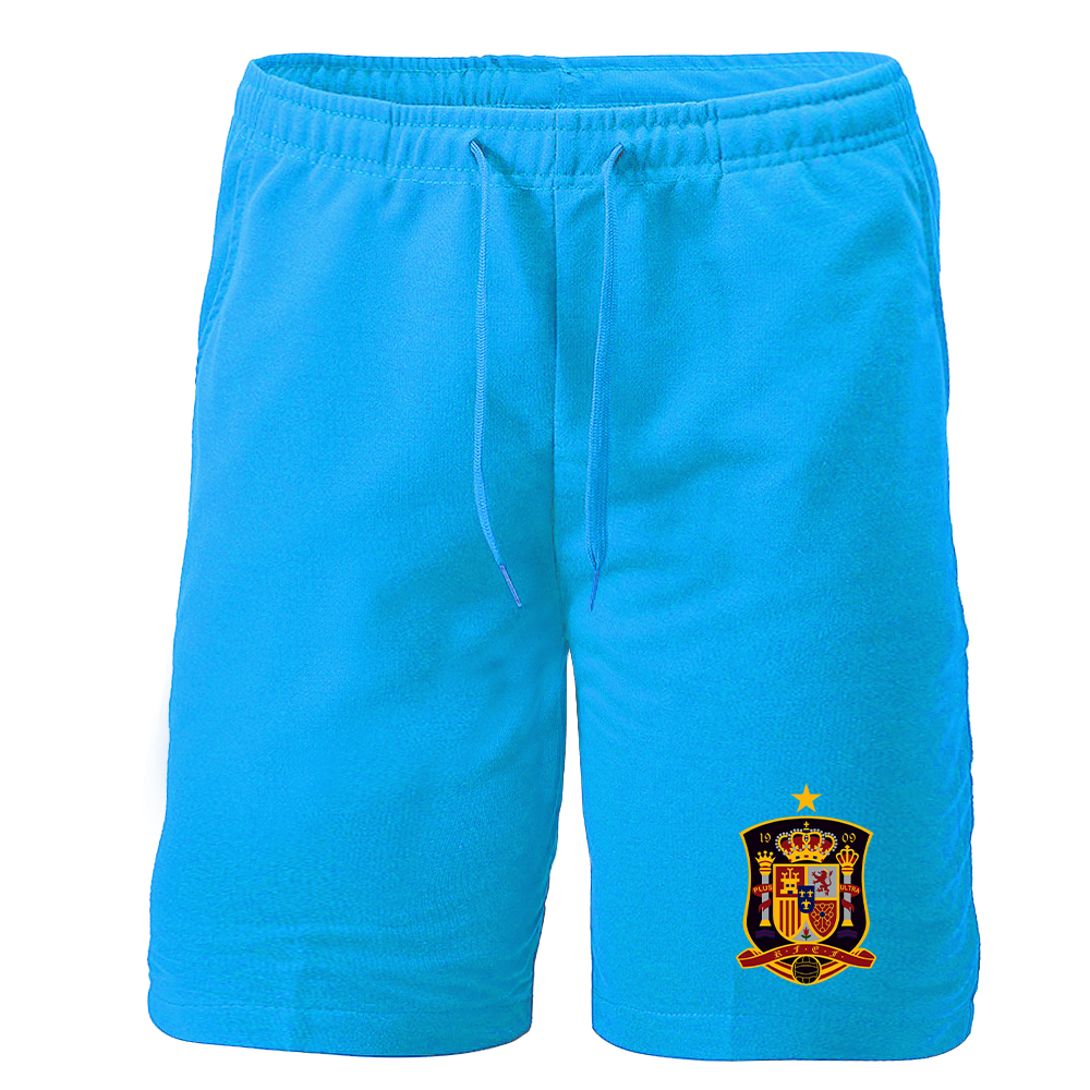 Men's Spain National Soccer Team Athletic Fleece Shorts