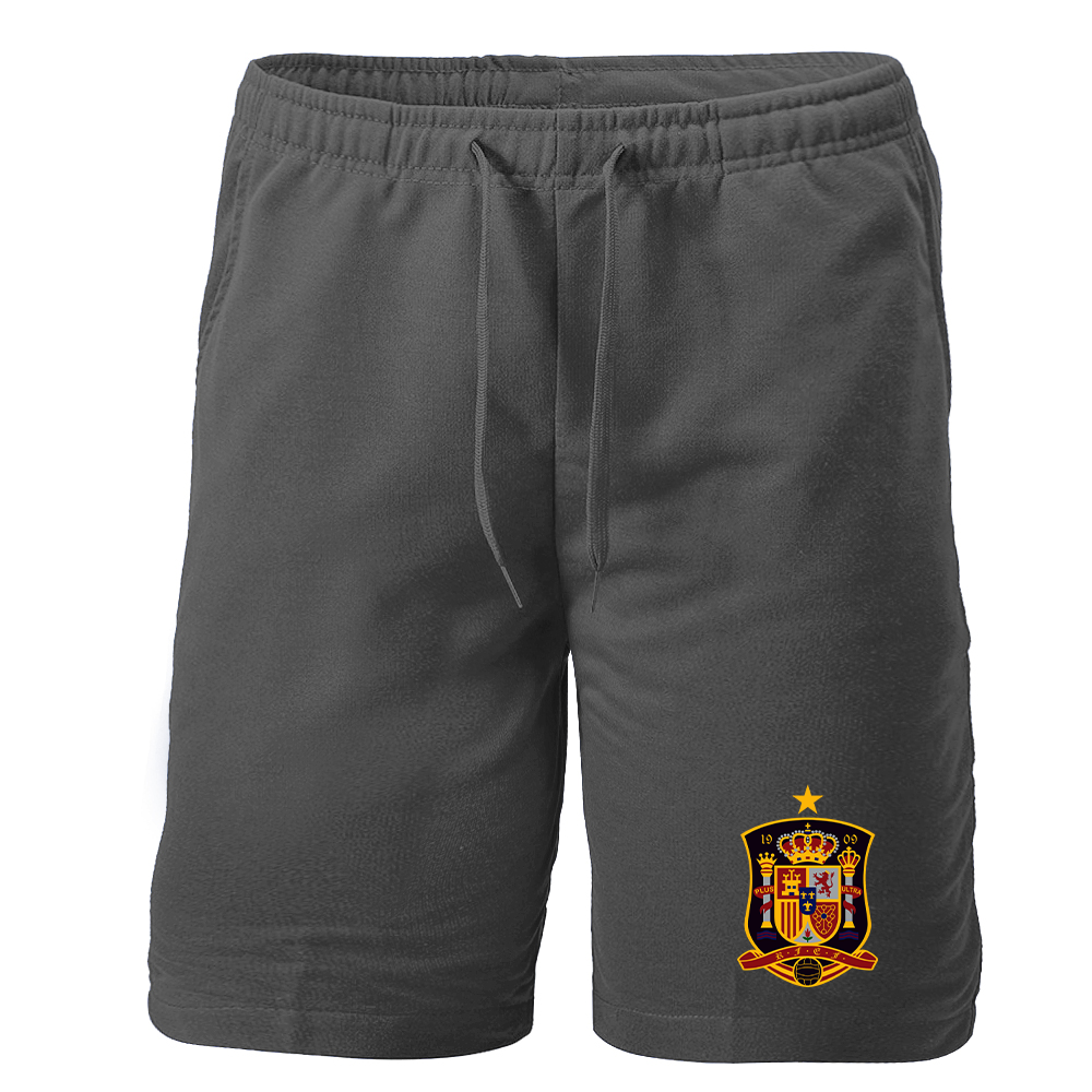 Men's Spain National Soccer Team Athletic Fleece Shorts