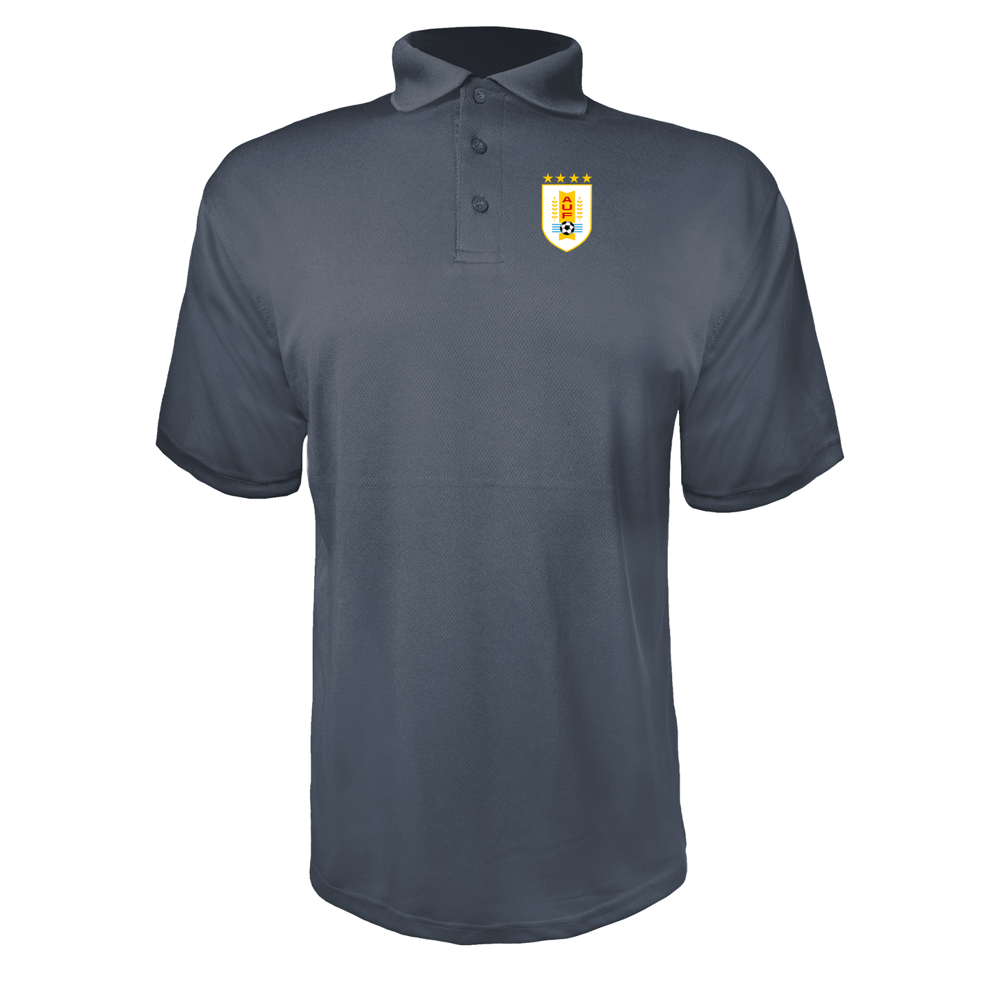 Men's Uruguay National Soccer Team Polyester Polo