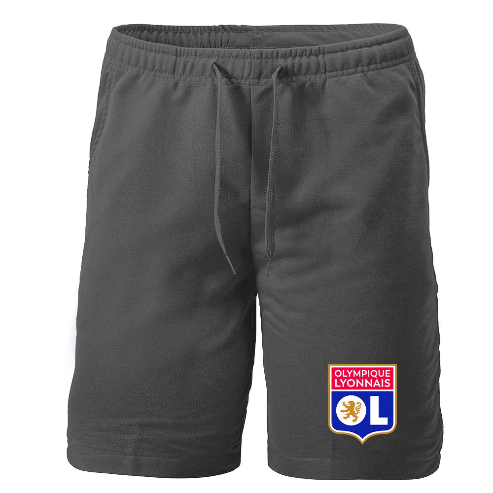 Men's Olympique Lyonnais FC Athletic Fleece Shorts