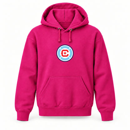 Chicago Fire Soccer - Youth Large Hoodie (Ages 10–12) | Color: Hot Pink