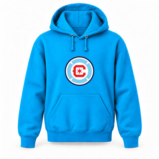 Chicago Fire Soccer - Youth Large Hoodie (Ages 10–12) | Color: Turquoise