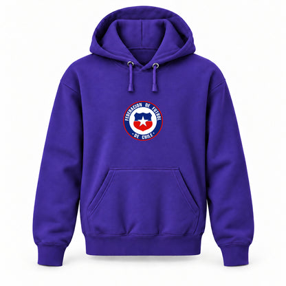 Chile National Soccer Team - Youth Large Hoodie (Ages 10–12) | Color: Purple