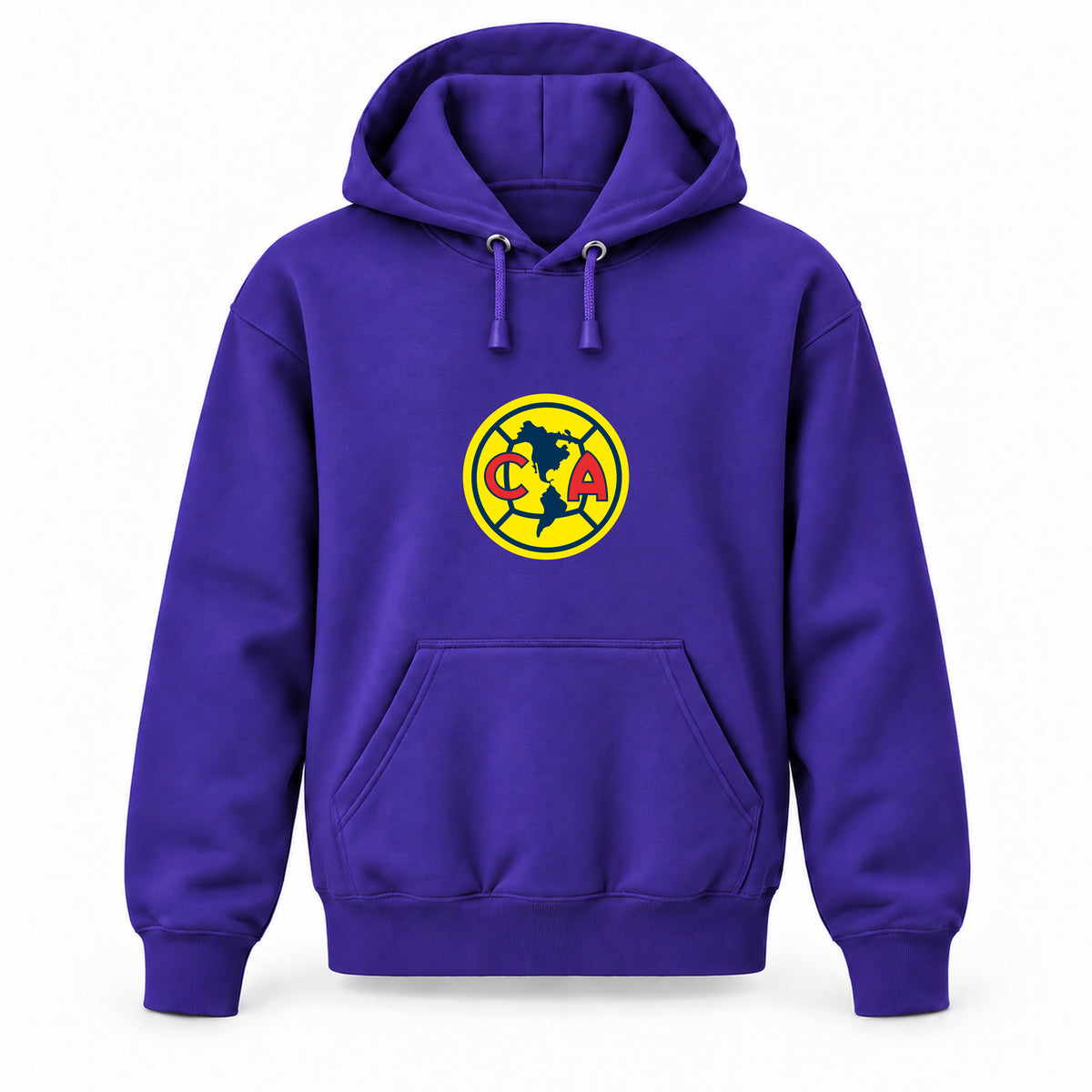 Club America Football - Youth Large Hoodie (Ages 10–12) | Color: Purple