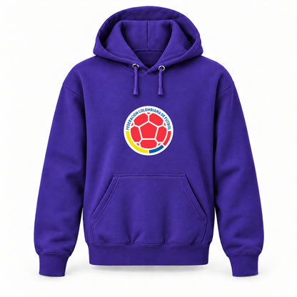 Colombia National Soccer Team - Youth Large Hoodie (Ages 10–12) | Color: Purple