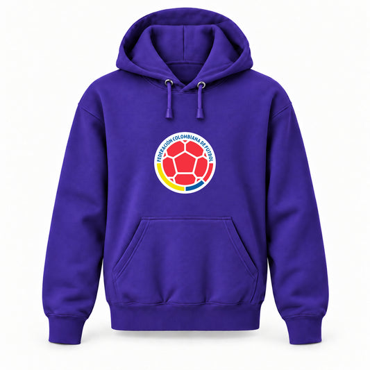 Colombia National Soccer Team - Youth Large Hoodie (Ages 10–12) | Color: Purple