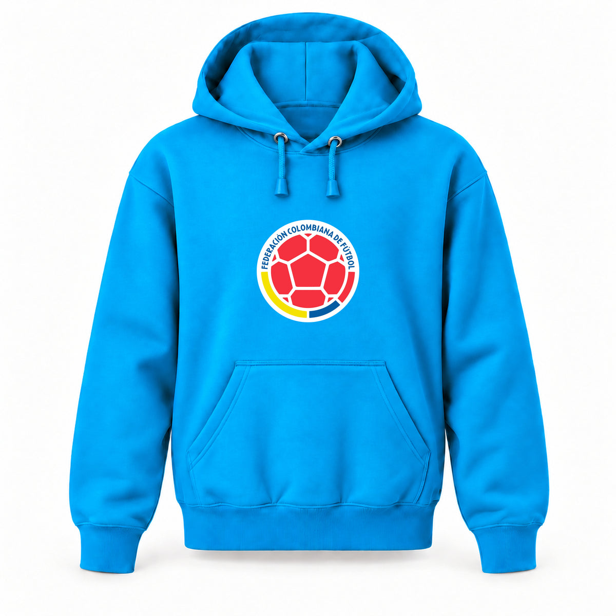 Colombia National Soccer Team - Youth Large Hoodie (Ages 10–12) | Color: Turquoise