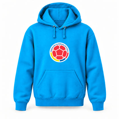 Colombia National Soccer Team - Youth Large Hoodie (Ages 10–12) | Color: Turquoise