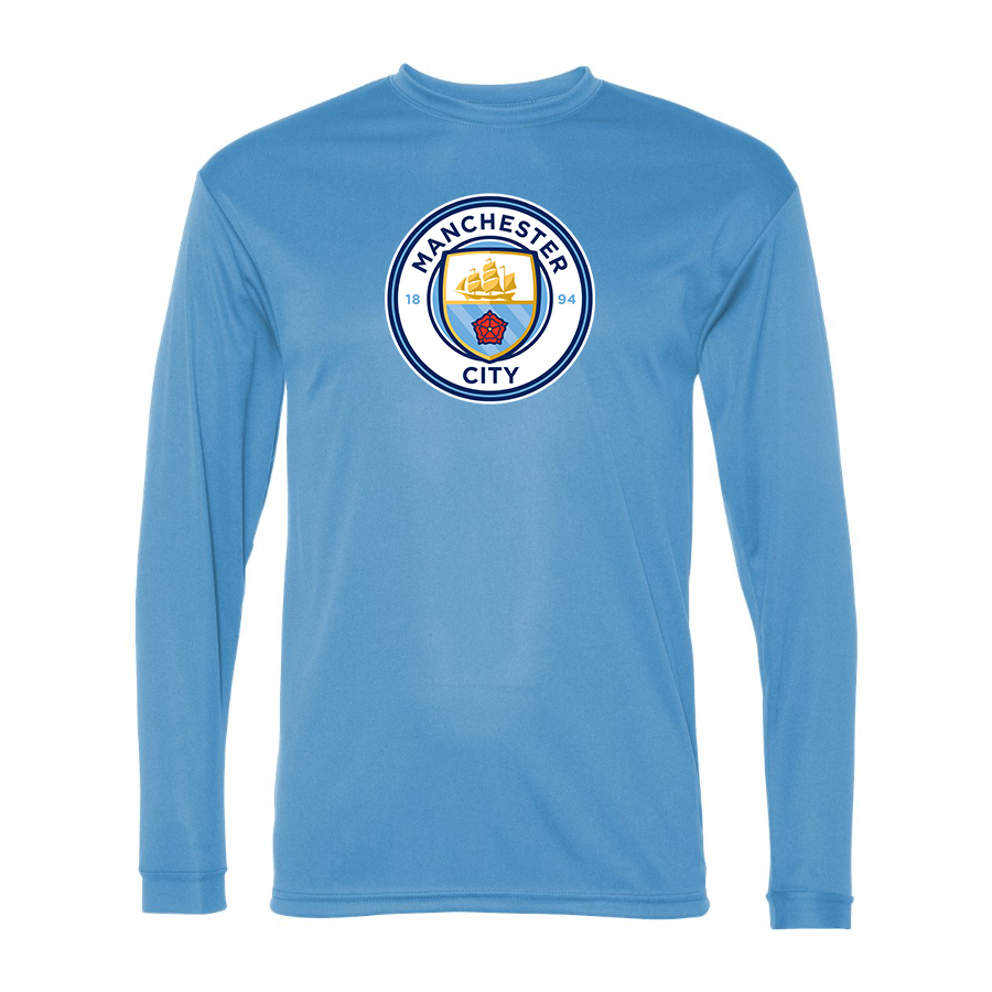 Men’s Manchester City Soccer - C2 Sport - Performance Long Sleeve T-Shirt - 5104