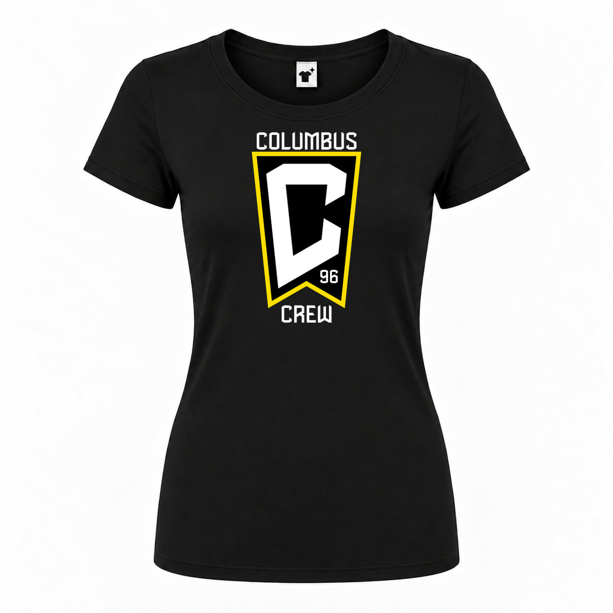 Women's Columbus Crew FC Round Neck T-Shirt | Color: Black