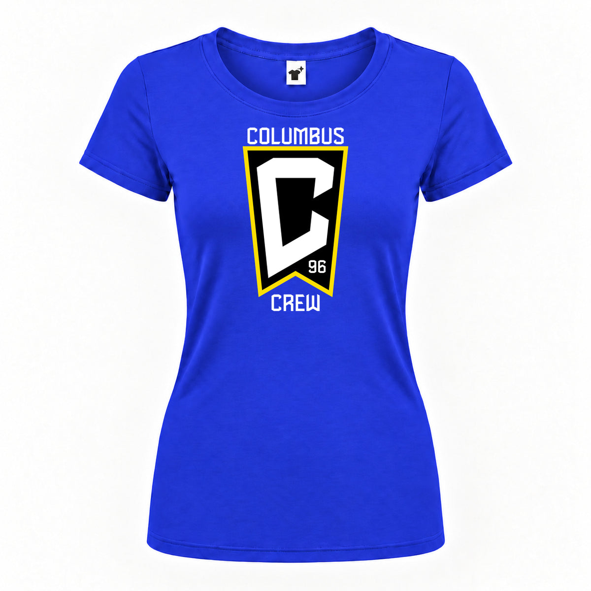 Women's Columbus Crew FC Round Neck T-Shirt | Color: Royal Blue
