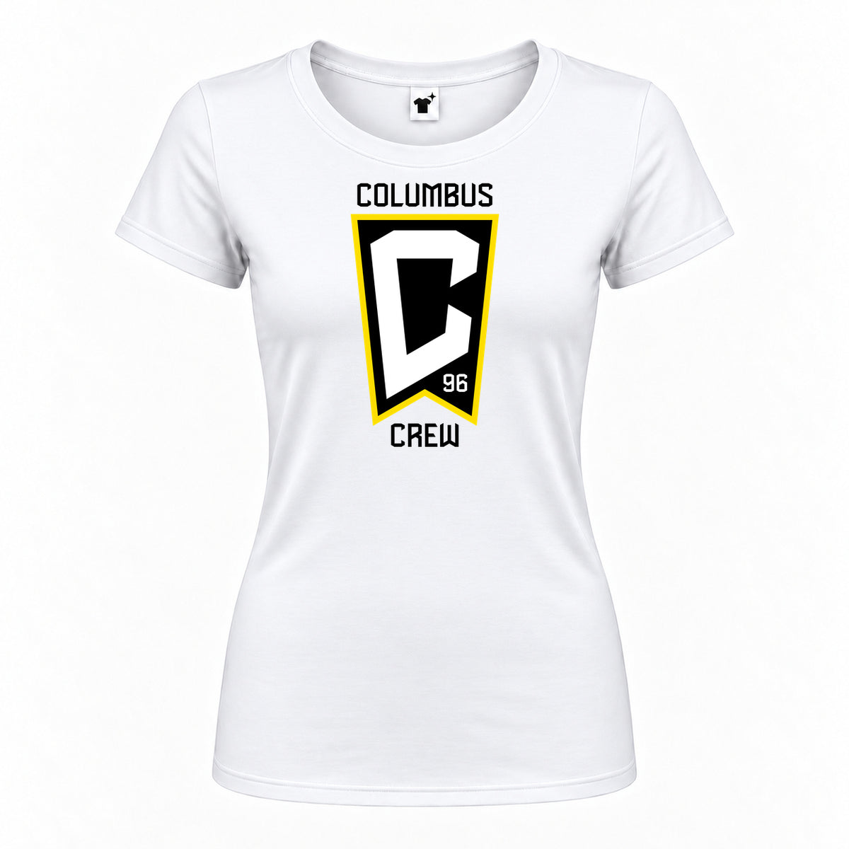 Women's Columbus Crew FC Round Neck T-Shirt | Color: White