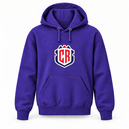 Costa Rica National Soccer Team - Youth Large Hoodie (Ages 10–12) | Color: Purple