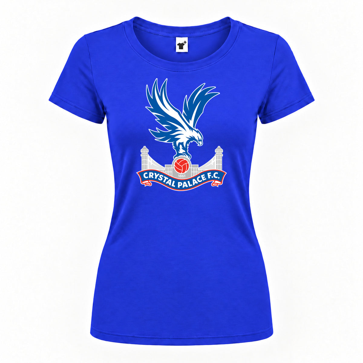 Women's Crystal Palace F.C Round Neck T-Shirt | Color: Royal Blue