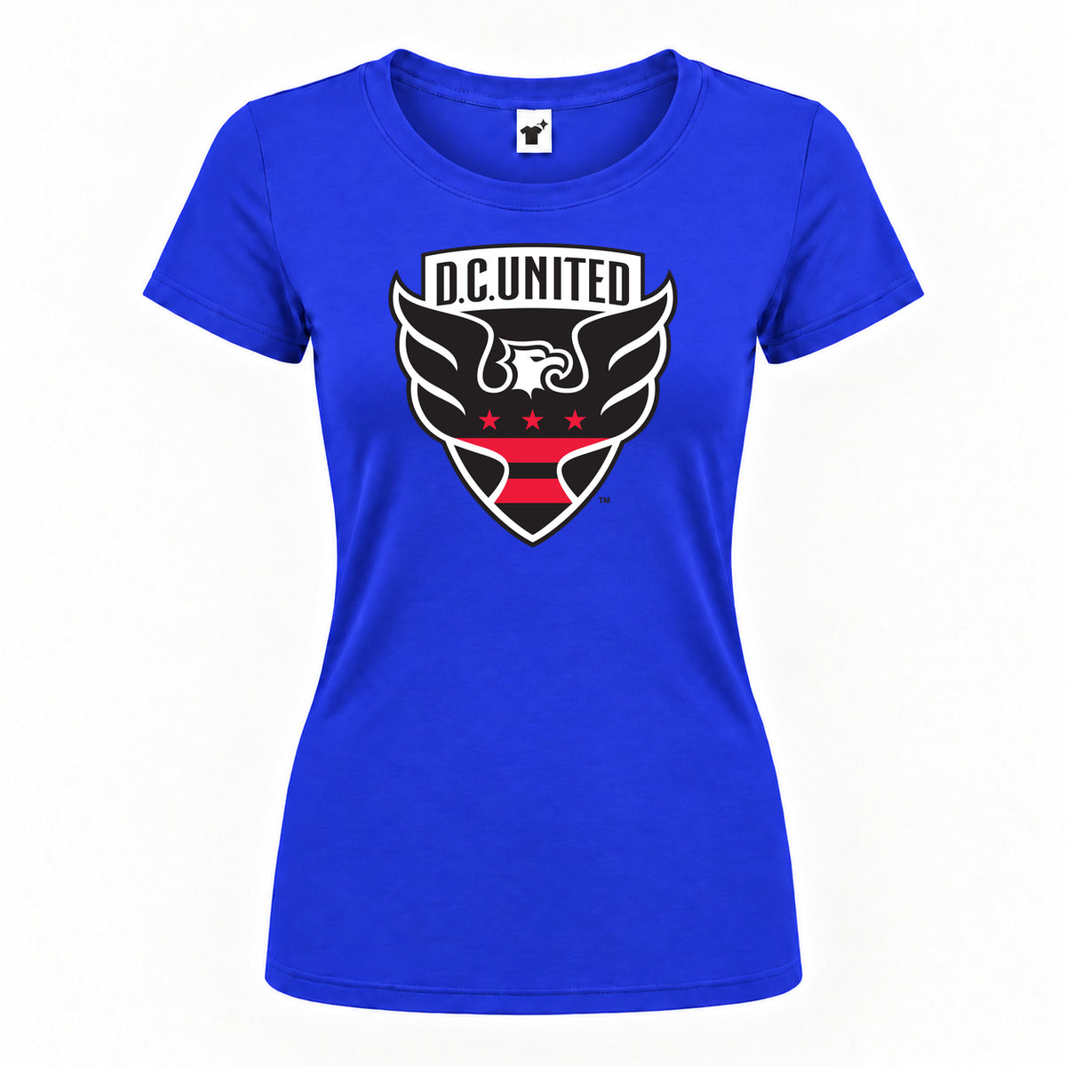 Women's D.C United F.C Round Neck T-Shirt | Color: Royal Blue