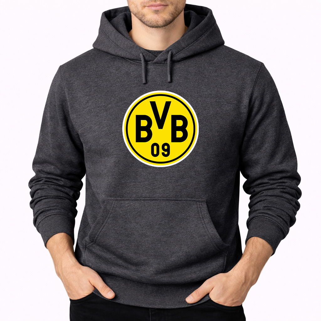 Men's Borussia Dortmund BVB FC Pullover Hoodie