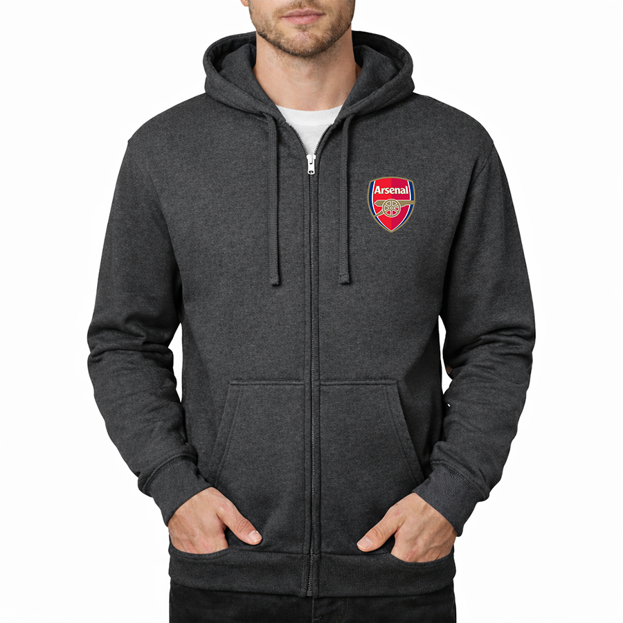Men's Arsenal Soccer Zipper Hoodie