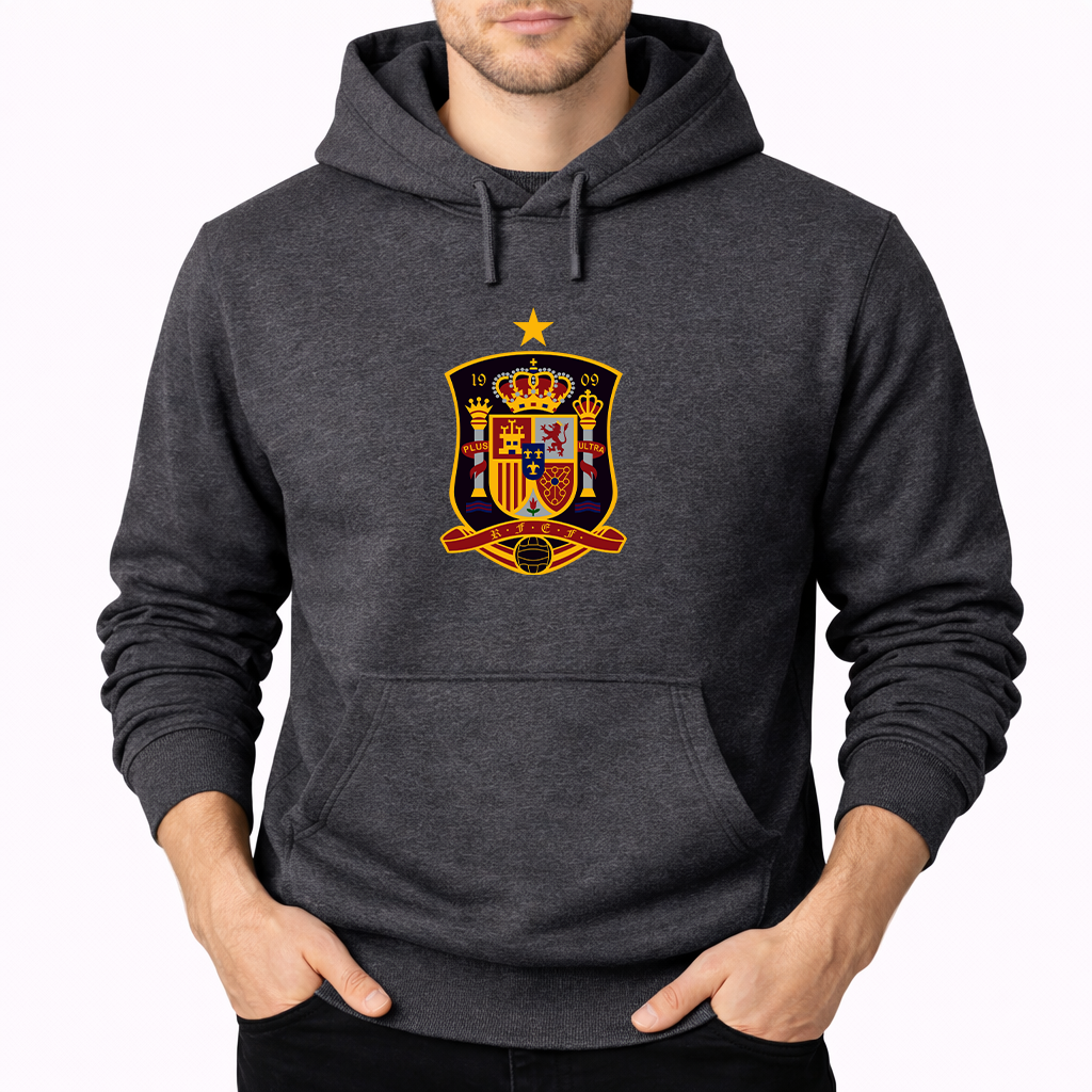Men's Spain National Soccer Team Pullover Hoodie