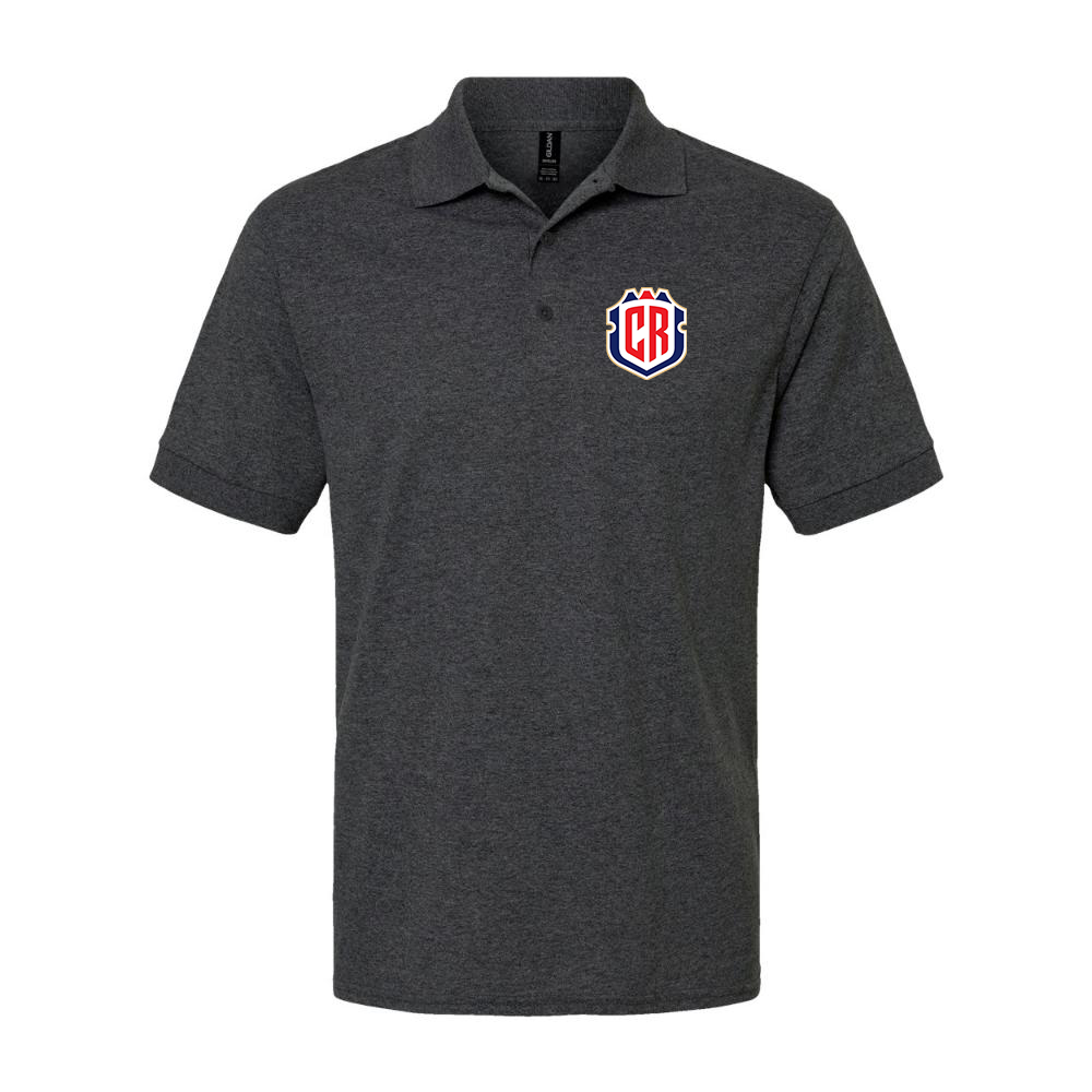 Men's Costa Rica National Soccer Team Dry Blend Polo