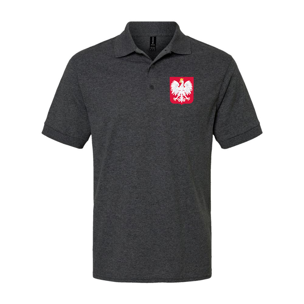 Men's Poland National Soccer Team Dry Blend Polo