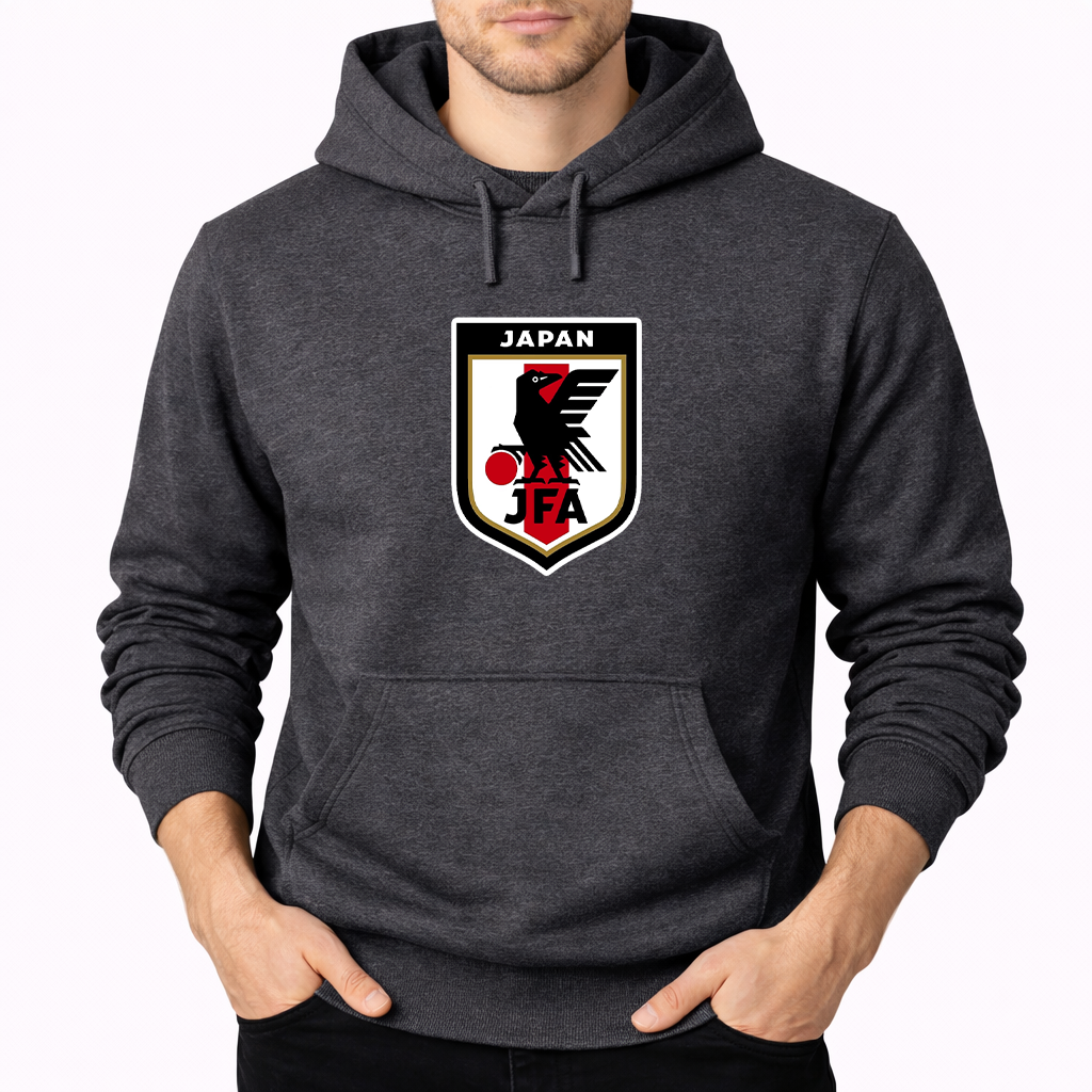 Men's Japan National Soccer Team Pullover Hoodie