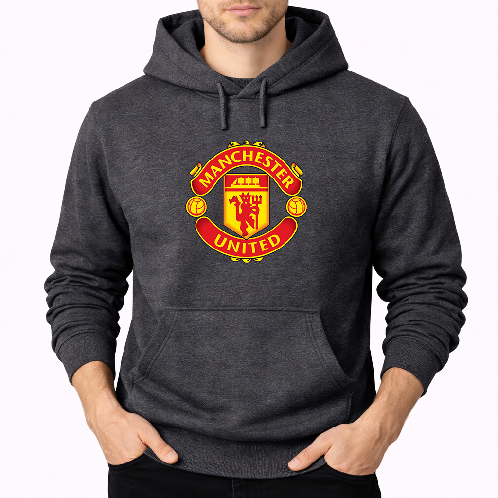 Men’s Manchester United Soccer Pullover Hoodie