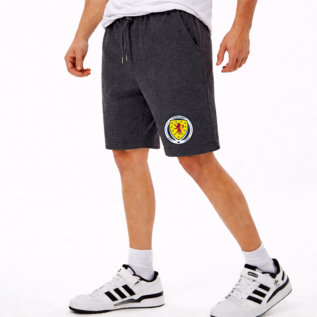 Men's Scotland National Soccer Team Athletic Fleece Shorts