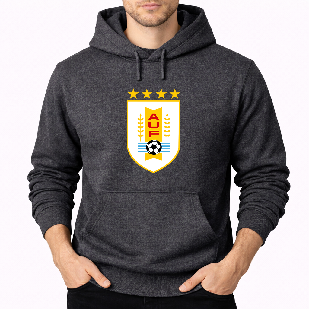 Men's Uruguay National Soccer Team Pullover Hoodie
