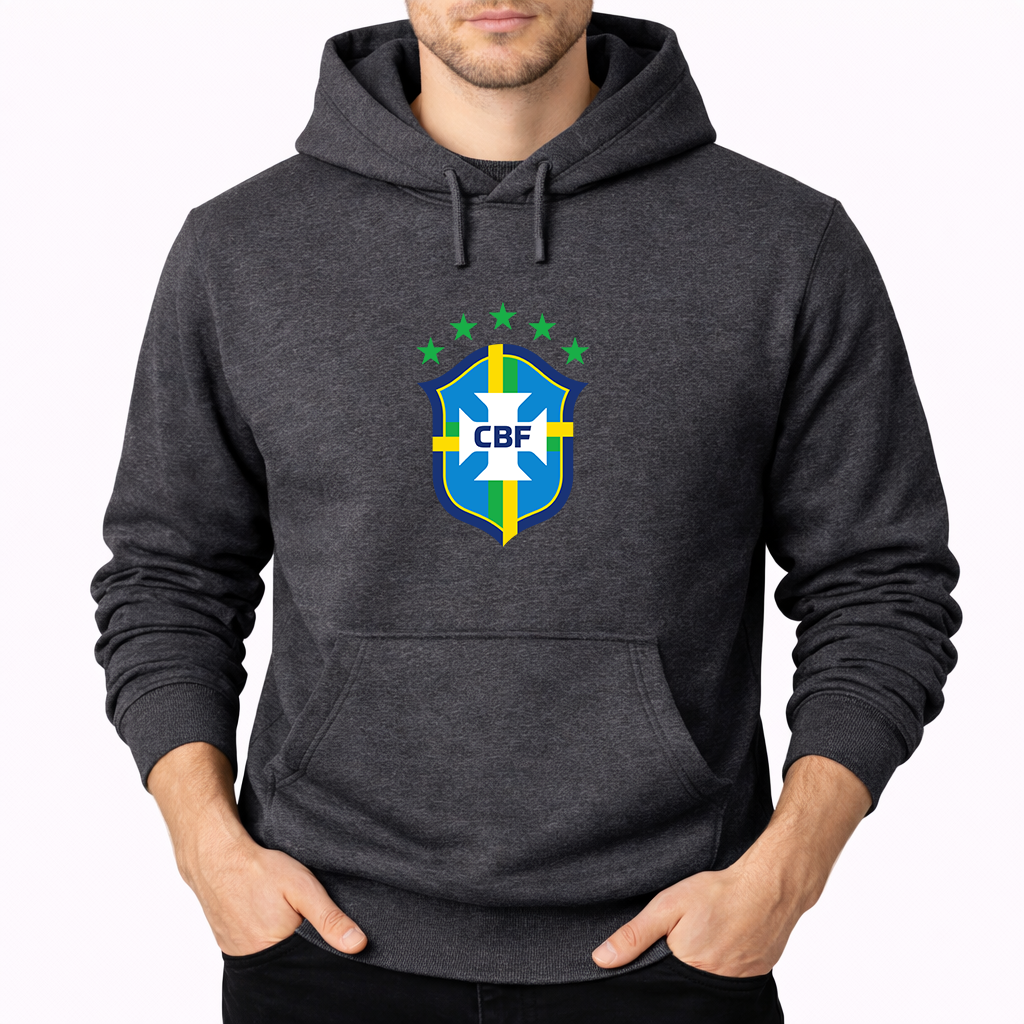Men's Brazil National Soccer Team Pullover Hoodie