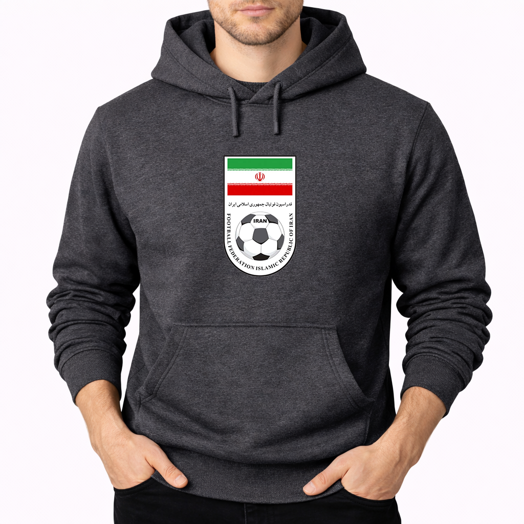 Men's Iran National Soccer Team Pullover Hoodie