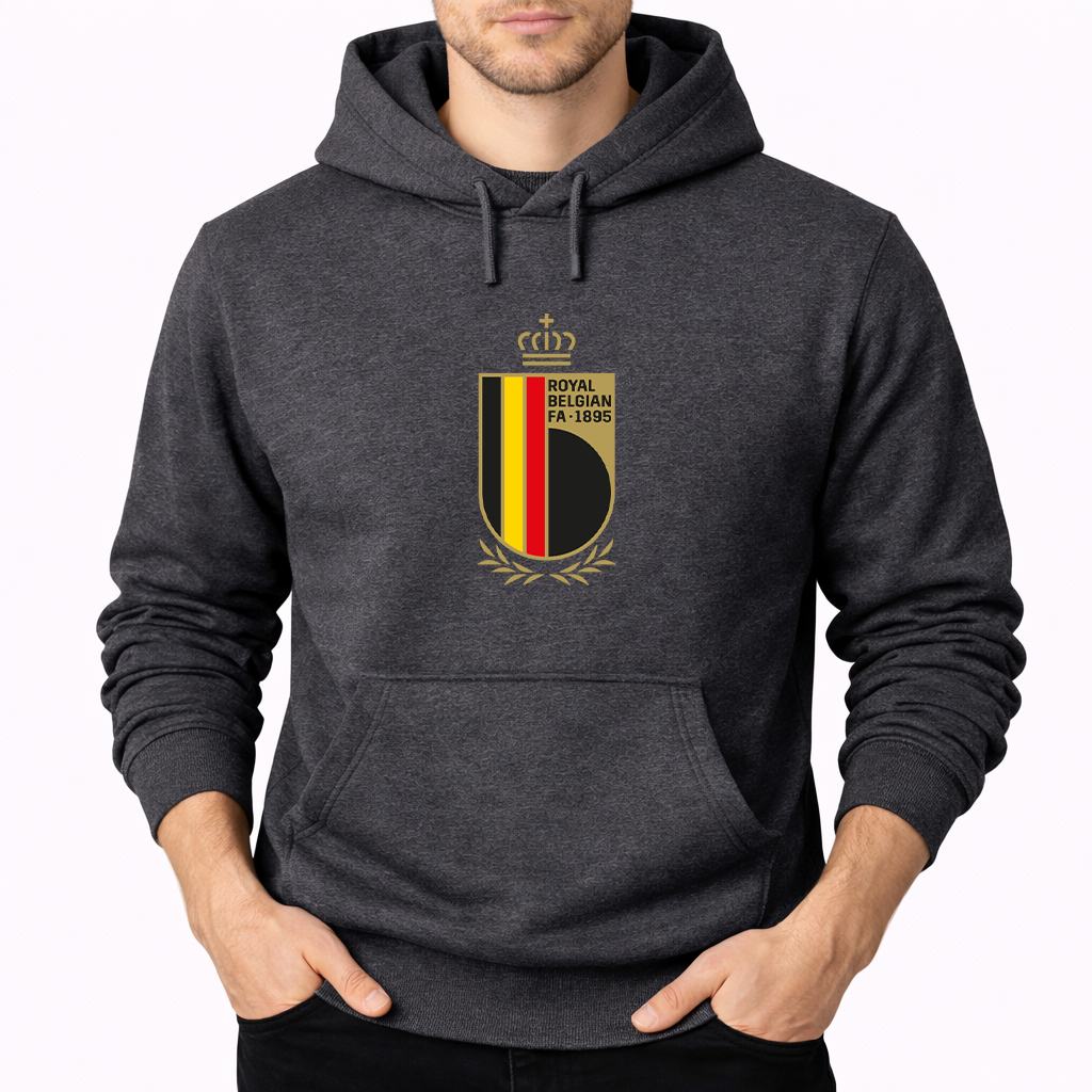 Men's Belgium National Soccer Team Pullover Hoodie