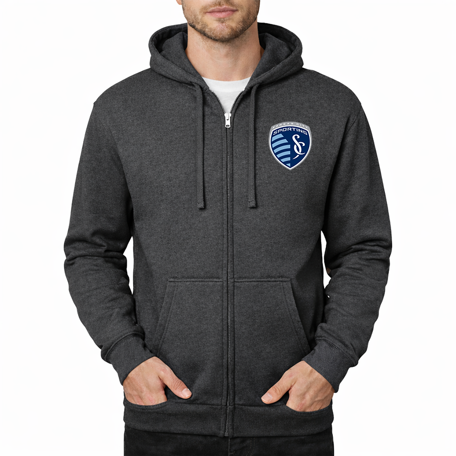 Men's Sporting Kansas City FC Zipper Hoodie