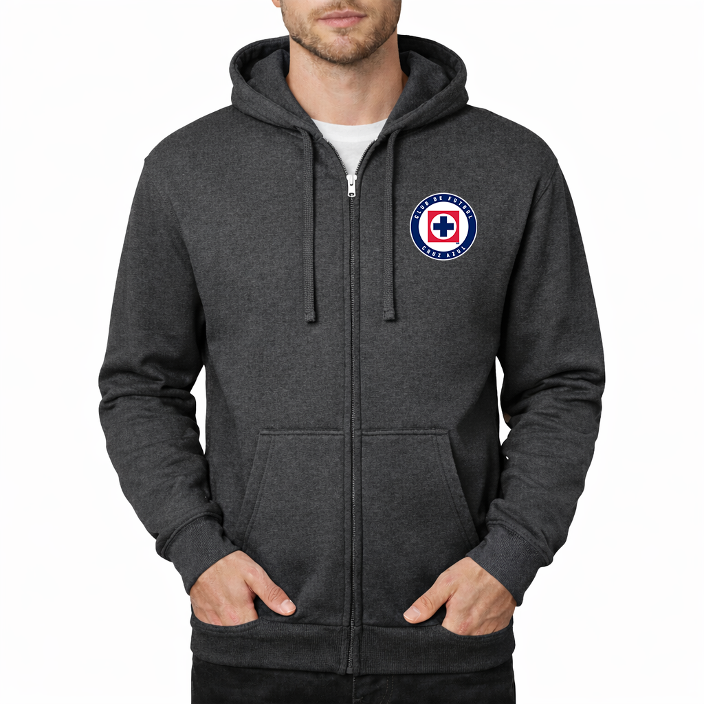 Men's Cruz Azul Football Club Zipper Hoodie