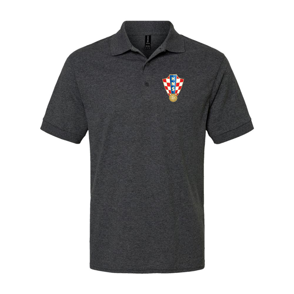 Men's Croatia National Soccer Team Dry Blend Polo